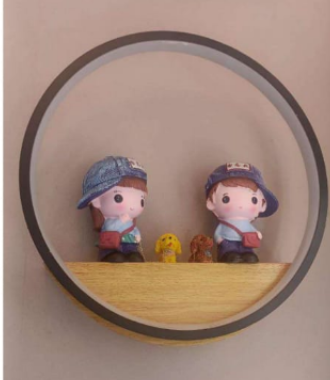 Circle Charm LED Shelf Light