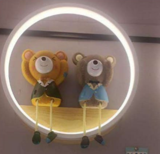 Teddy Glow Ring Shelf Light