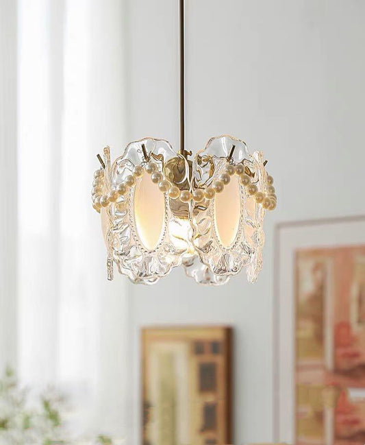 Crystal Pearl Pendant Light