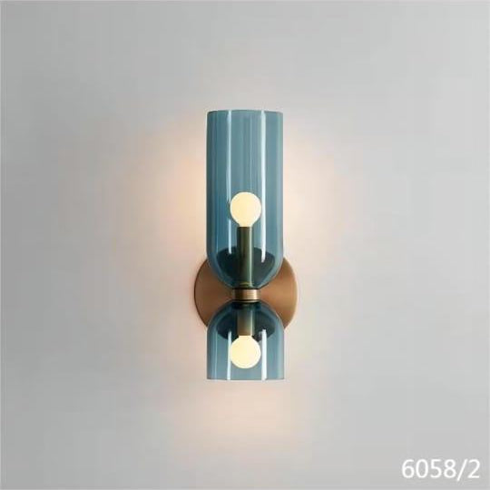 Contemporary Dual-Glass Wall Sconce