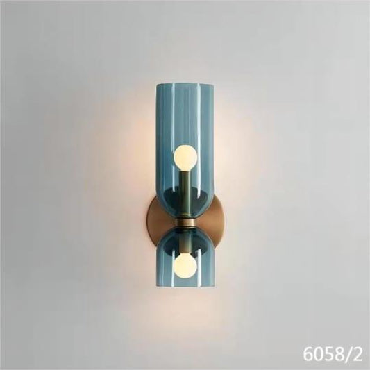 Contemporary Dual-Glass Wall Sconce