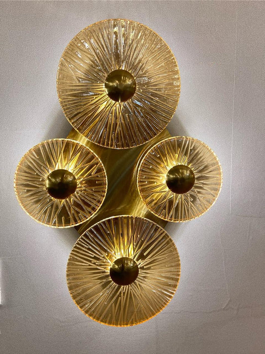 Golden Aurora Wall Sconce